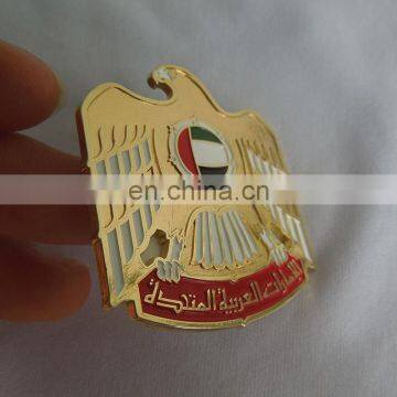 UAE National Day Gift - Metal Engraved Dubai Falcon Logo Phone Decoration Label Self-adhesive Type photo-2