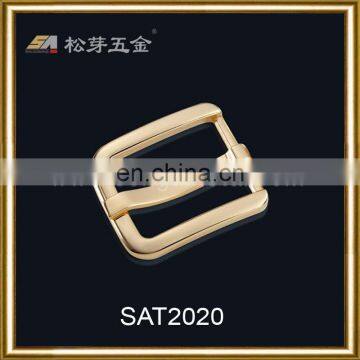 Hot sale shiny gold belt buckle pin clip for men belt