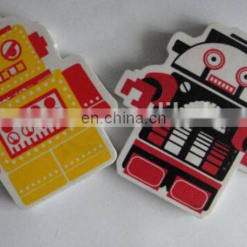 giant robot shape erasre jumbo eraser non-toxic eco-friendly eraser set