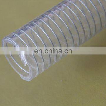 China Supplier Produce Reinforced Spiral Transparent PVC Steel Wire Hose For Oil And Gas photo-4