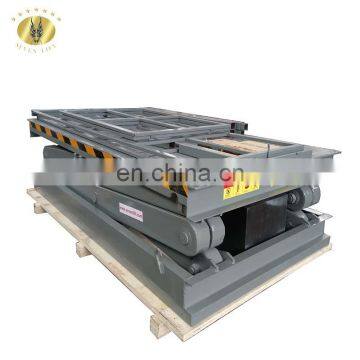 7LSJG Jinan SevenLift 1600kg low price commercial hydraulic warehouse cargo scissor freight elevator lift