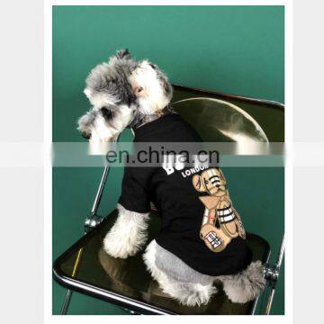 Dog Clothes Summer Thin Style T-shirt Little Bear Short Sleeve Shirt Teddy Dog Schnauzer Corgi Pet Clothes photo-5