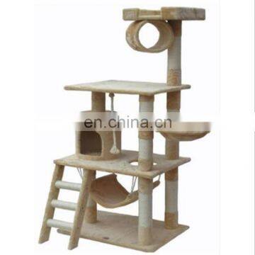 Factory sourcing wholesale custom hair pet supplies cat climbing frame scratch board cat tree nest