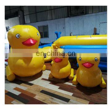 Promotional PVC Floating Giant Inflatable Yellow Duck For Water Park