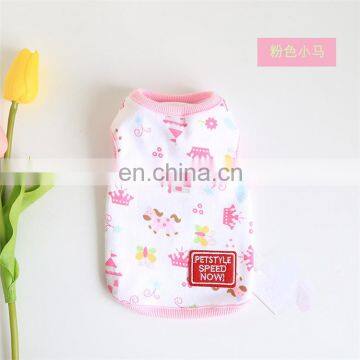 Wholesale 8 Colors Small Puppy Clothing Spring Dog Baby Xxs Dog Clothes