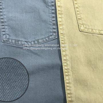 100%Cotton Denim Slub Twill Fabric photo-2