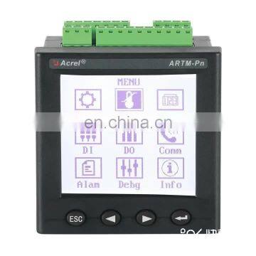 Acrel ARTM-Pn Wireless  Multi Channel Temperature Monitor Meter With Over Temp Alarm For High Voltage Switch Cabinet maximum measuring 60 points