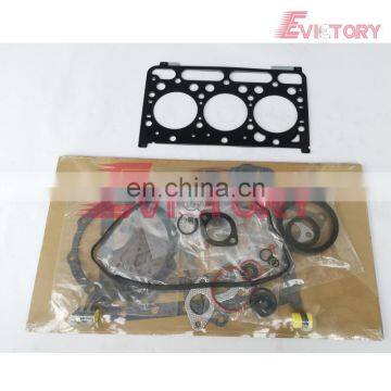 For KUBOTA D1005 full complete gasket kit with cylinder head gasket