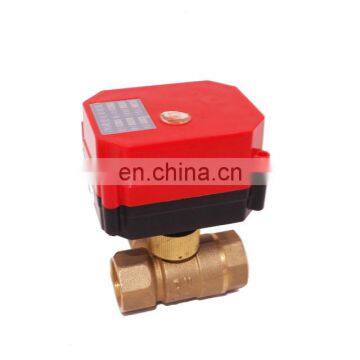 Factory Supply 2 Way   Motorized Stainless Steel Electric water Ball Valve