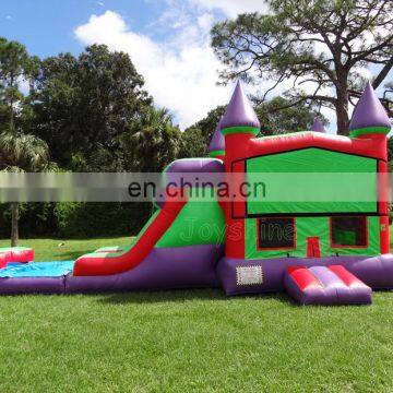 Tropical Themed Inflatable Bounce House Water Slide Child Jumping Bouncy Castle Combo photo-2