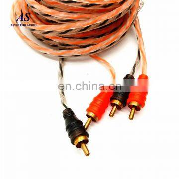 OFC/cca RCA Cables Car Audio Rca Cables Length 4 Channel 17ft photo-7