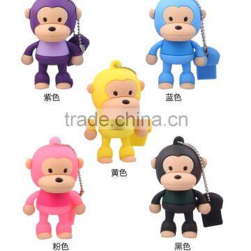 Monkey Cartoon Usb Flash Memory 1gb 2gb 8gb 16gb 32gb 64gb