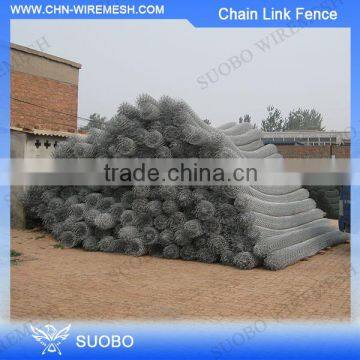 Rhombic Wire Mesh of Chain link fence