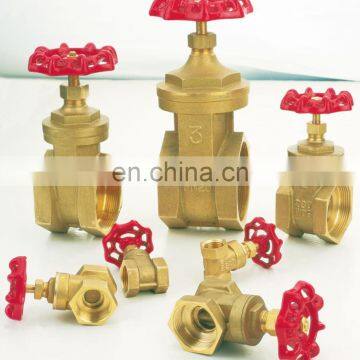 JKlong High Quality Lead Free Brass Gate Valve PN16 Full Port Gate Valve Operated Parallel Thread Gate Valve