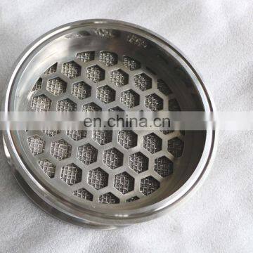 3",4" 6" 1,5,10,20 Micron Sintered Filter Plate for CRC or Under Material Column photo-4