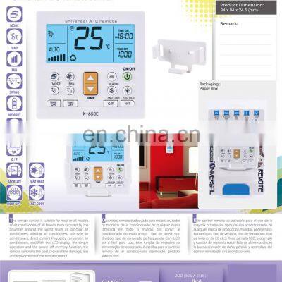 Frankever Universal A/C Air Conditioner Remote Control K-1028E photo-4