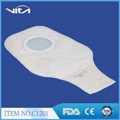 Two piece colostomy bag C1201   Two Piece Urostomy Bag      disposable ostomy bags    ostomy bags wholesaler