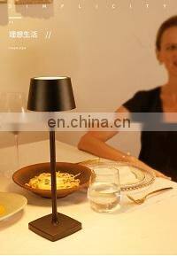 Novedades 2021 Amazon Adjustable Lamp Shade Custom Cordless Rechargeable Dinning Table Lamp Led Bedside Living Dining photo-5