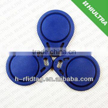 NEW! 125KHz/13.56MHz blank plastic key tags from factory/free sample