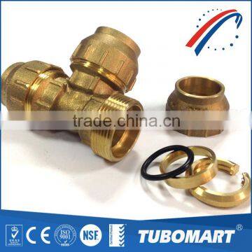 20 years manufacturer universal 3 way equal tee union pipe screw fitting