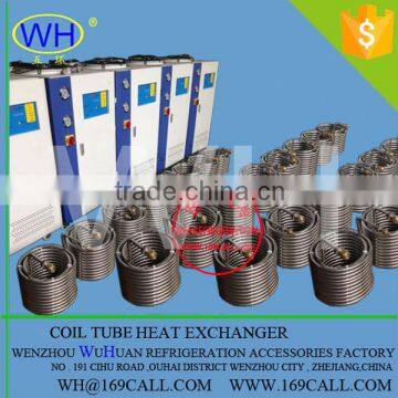 Stainless steel coil heat exchanger, tube heat exchanger