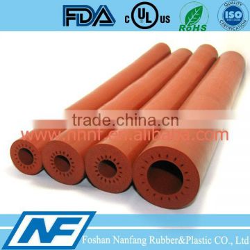 red closed cell foam hard rubber roller