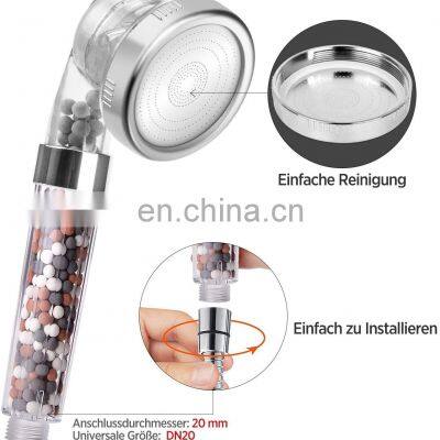 Handheld Ionic Shower Head High Pressure Water Saving Filter 3-Layer Filtration Hand Shower photo-4