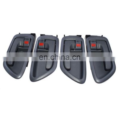 Set 4PCS Inside Door Handles Left+Right Gray For Toyota Sequoia 01-07 Tundra 04-06 Avalon 00-04 69206-0C030,69205-0C030