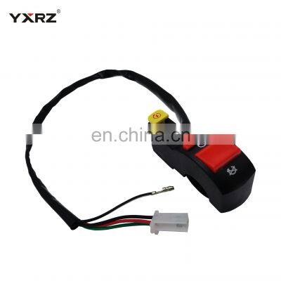 Wholesale price ON-OFF button warning light double flash horn handlebar motocross bar switch