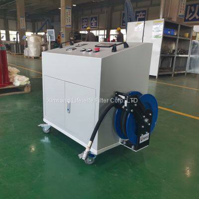 Box-type mobile oil purifier for hydraulic fluid purification machine