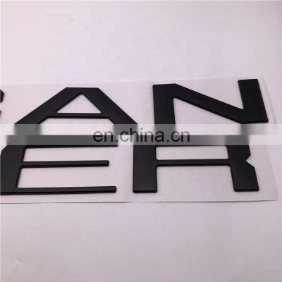Car Custom Black Tailgate 3D Letters Name Plate Inserts Badge Emblem Sticker Decal photo-4