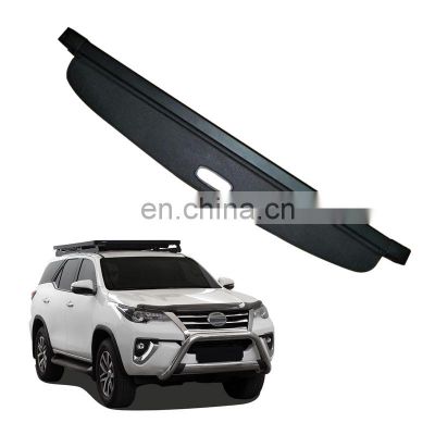 Cargo Cover Black Cargo Security Shield Luggage Shade Rear Trunk Cover For Toyota Fortuner 2016+