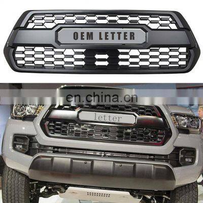 High quality AUTO PARTS WIND WINDOW OF FRONT BUMPER GRILLE FOR TOYOTA TACOMA 2016