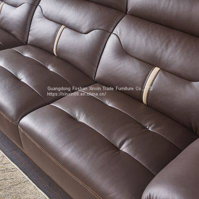 Classic Coffee Light Luxury Living Room Sofa photo-2