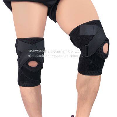 Knee Brace With Side Stabilizers Patella Gel Pads for Knee Support Adjustable Compression Knee Support Braces for Knee Pain, Meniscus Tear,ACL,MCL,Arthritis, Joint Pain Relief photo-4