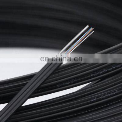 Ftth 1 2 Core 2mm*5mm FRP Steel Wire Indoor/Outdoor Fiber Optic Cable Patch Cord G652D G657A LSZH Ftth Drop Cable photo-3