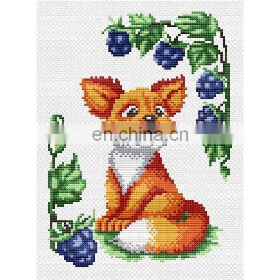 Embroidery kit diy cross stitch kit 467 Fox