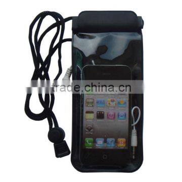 waterproof phone dry bag for sumsung with earphone waterproof gym bags