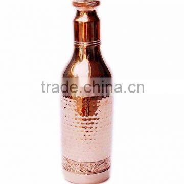 Solid Copper Water Bottle