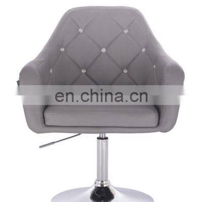 Beauty Salon Chair PU Leather Barber Chair With Crystals photo-5