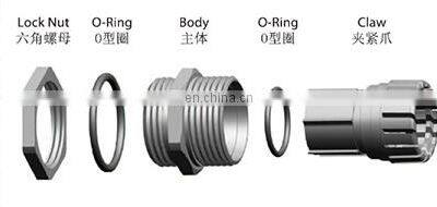 High Quality Quick Connector Electrical Nickel Plated Brass Cable Gland PG Type photo-4