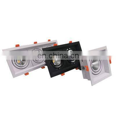 Square Downlight 12W Downlight LED 18W Single Head Double Heads Recessed Downlight