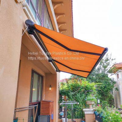 Full Cassette Awning Folding Aluminum Alloy Crank Arm Waterproof Material Cover 8200 Sun Shade Retractable Awnings