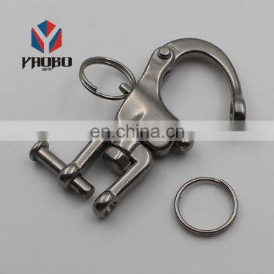 Sailing Boat Stainless Steel Quick Release Captive Pin Jaw Eye Shackle Bail Rigging Clip Clevis Jaw Swivel Snap Shackle photo-3