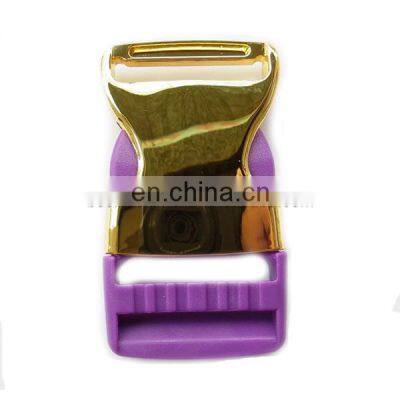 Fashion High Quality Metal Part Plastic Side Release Buckle