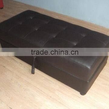 Leather Fancy Sofa Stool Ottoman With Storage