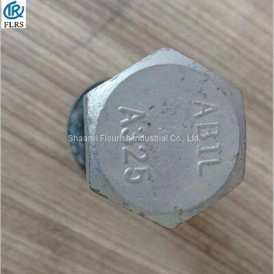 Heavy Hex Head Structural Bolt UNC Thread H.D.G. ASTM F3125 A325 TYPE 1