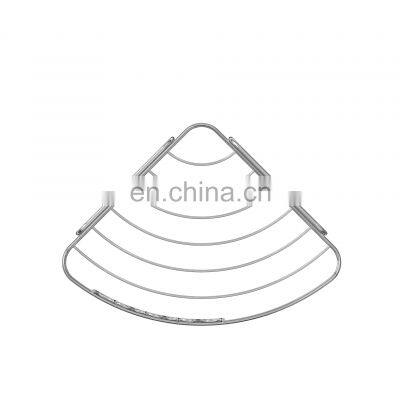 Wall Mounted Stainless Steel Storage Holders Rack Kitchen Corner Shelf Rack Bathroom Corner Rack photo-3