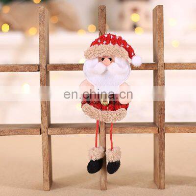 2022 Happy New Year Christmas Ornaments 2022 Xmas Gift Santa Claus Snowman Tree Pendant Doll Hang Decorations for Home photo-3