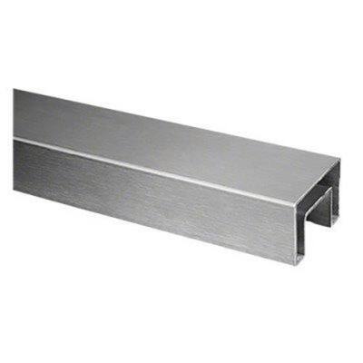 Stainless Steel Groove Tube Special-shaped Tube Custom Cutting Square Tube Single Groove Oval photo-2